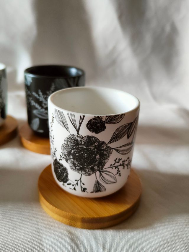 Set 4 tazzine caffè/the