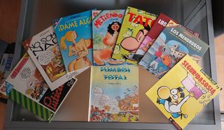 El Jueves : 9 Pendones del Humor, lote de 9 .