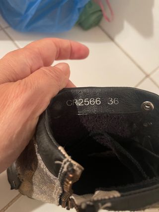 scarpa sneakers alta in pelle