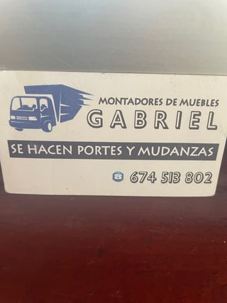 MUDANZAS , PORTES Y MONTAJES DE MUEBLES