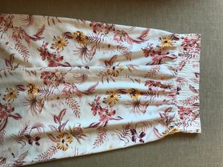 Falda midi estampada