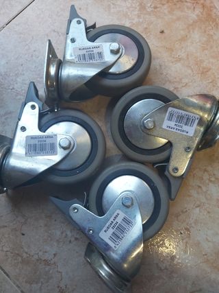 Ruedas Arsa giratoria con freno