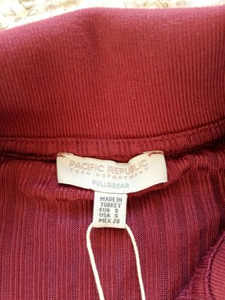 vestido pull&bear talla S