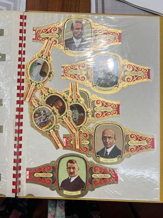 3 albumes de vitolas de puros ALVARO