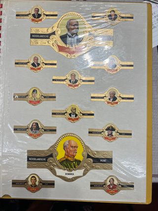 3 albumes de vitolas de puros ALVARO