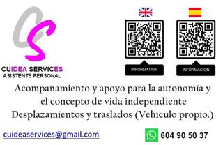 ASISTENCIA PERSONAL y ACOMPAÑAMIENTO