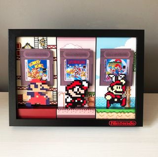 Diorama 3D "Donkey Kong & Super Mario Land"