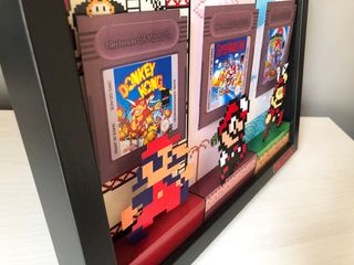 Diorama 3D "Donkey Kong & Super Mario Land"