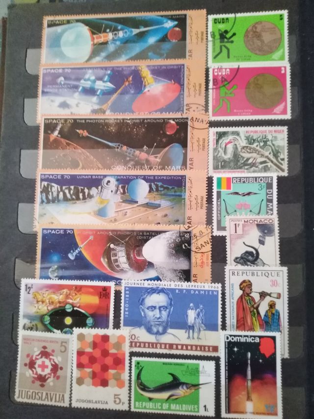 Colección de sellos antiguos