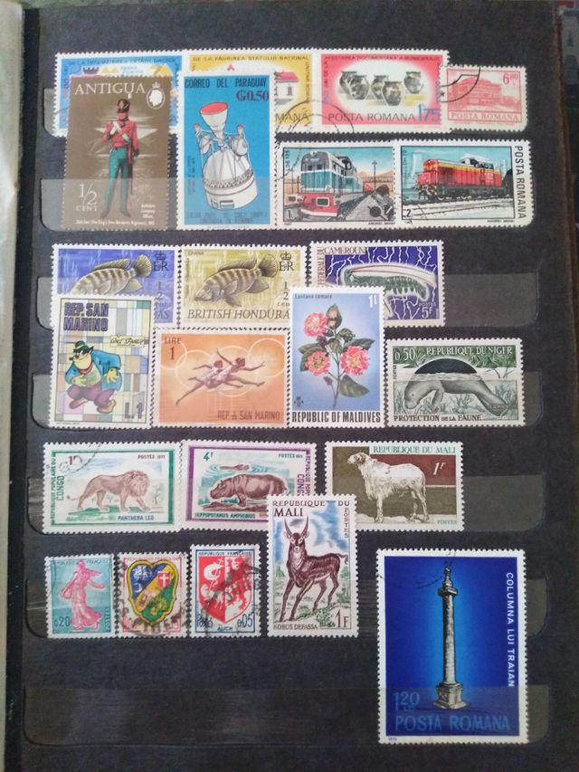 Colección de sellos antiguos