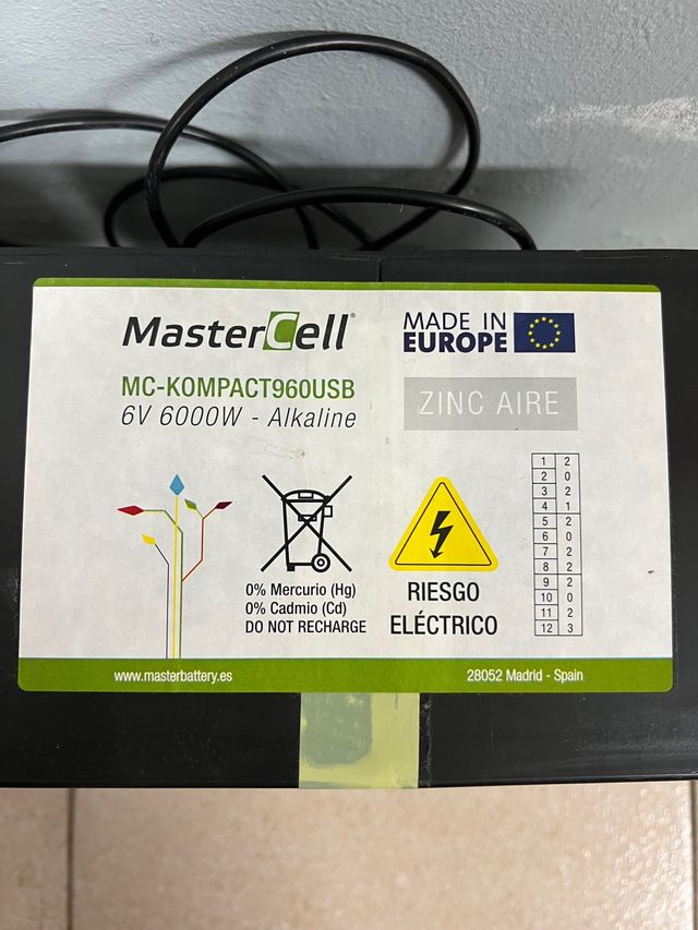 Bateria Externa 6v 6000w