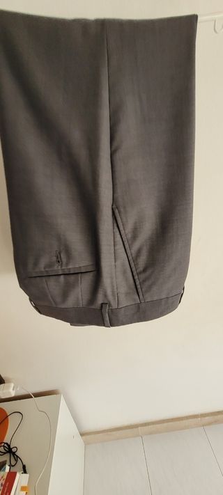 Pantalon de traje Calvin Klein gris