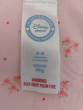 Buzo anorak Disney 3/6 meses-68 cm.