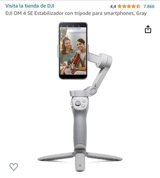 DJI OM 4 SE Estabilizador con trípode de móvil