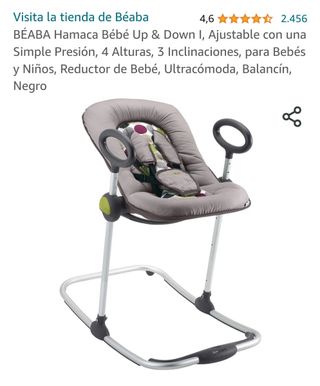 Hamaca balancín bebé varias alturas