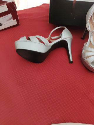 Sandalias plataforma plata