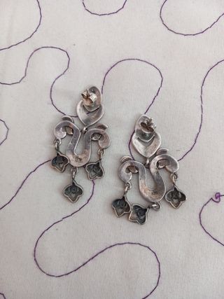 Pendientes plata