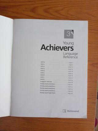 Language Reference Young Achievers 3 inglés