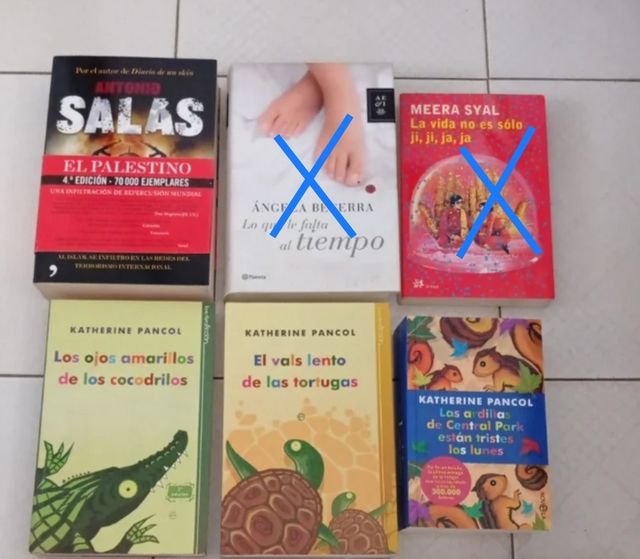 Lote Libros Novelas