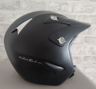 Casco Airoh Trial Fibra Carbono Peso 850 gr. T. M 