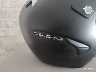 Casco Airoh Trial Fibra Carbono Peso 850 gr. T. M 