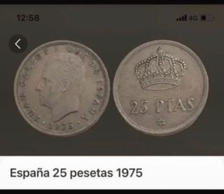 Moneda 25 pesetas 1975