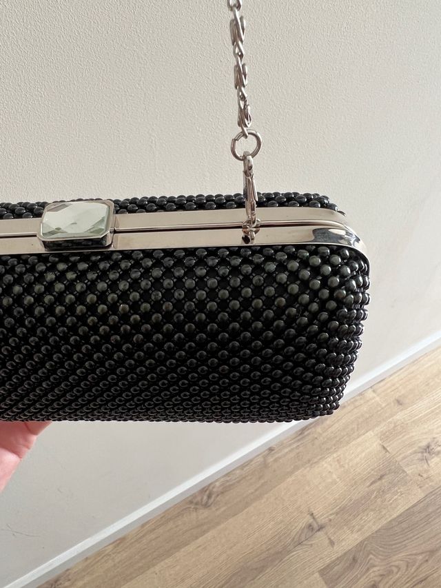 Bolso clutch negro. Perfecto estado!