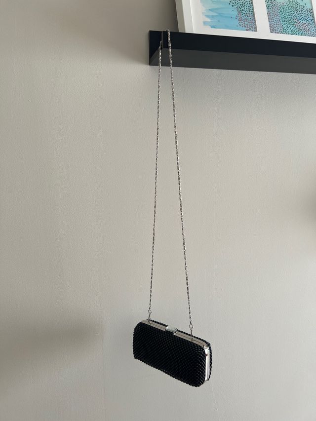 Bolso clutch negro. Perfecto estado!