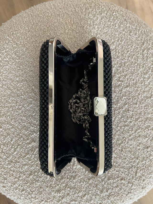 Bolso clutch negro. Perfecto estado!