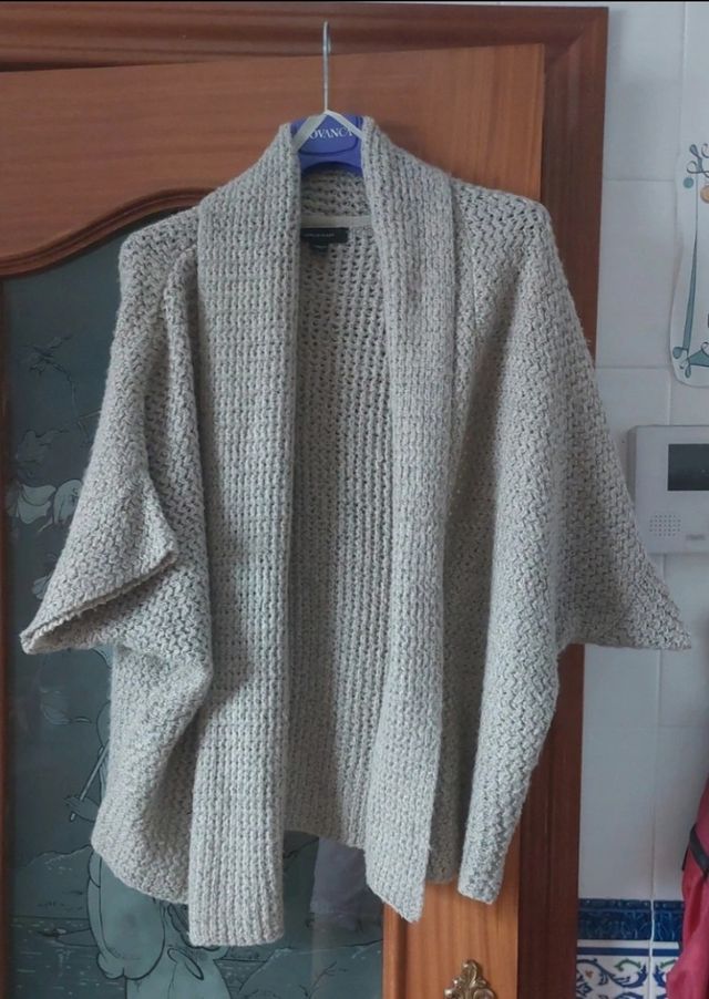 CHAQUETA LANA OVERSIZE