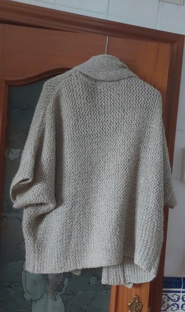 CHAQUETA LANA OVERSIZE