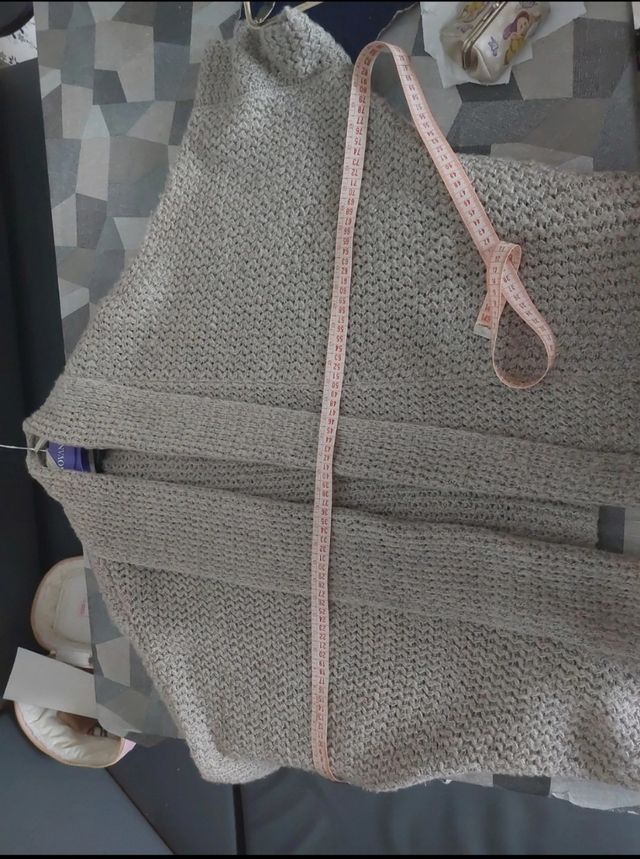 CHAQUETA LANA OVERSIZE