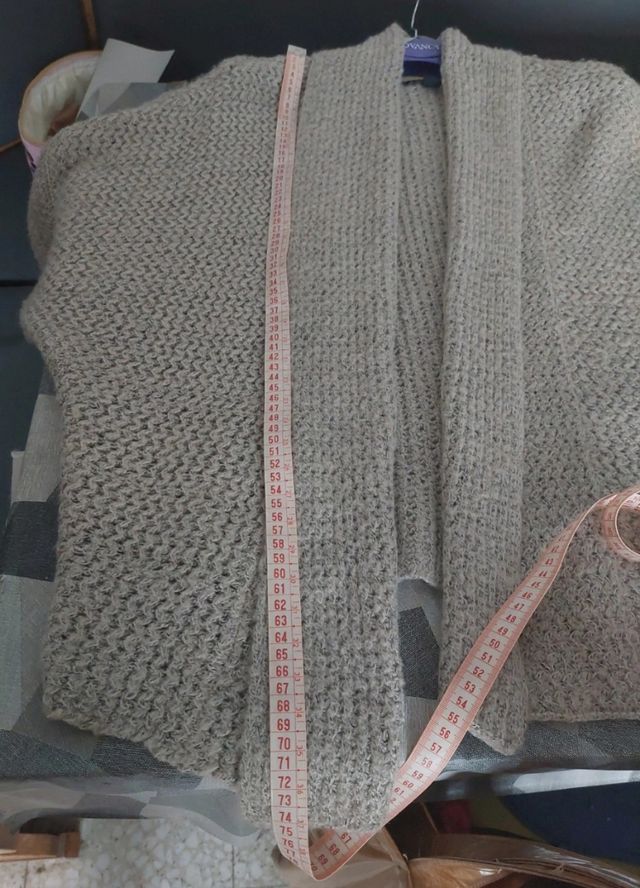 CHAQUETA LANA OVERSIZE