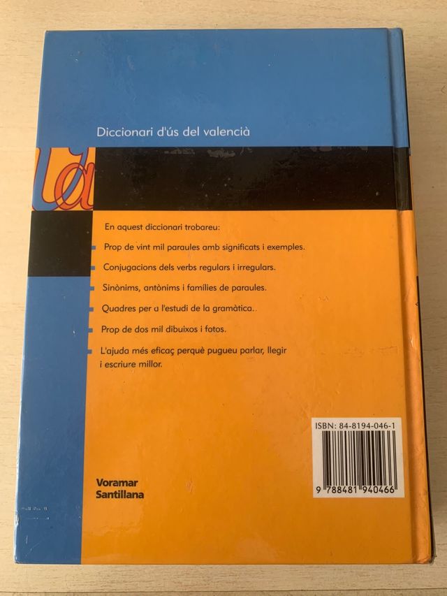 Diccionario valenciano