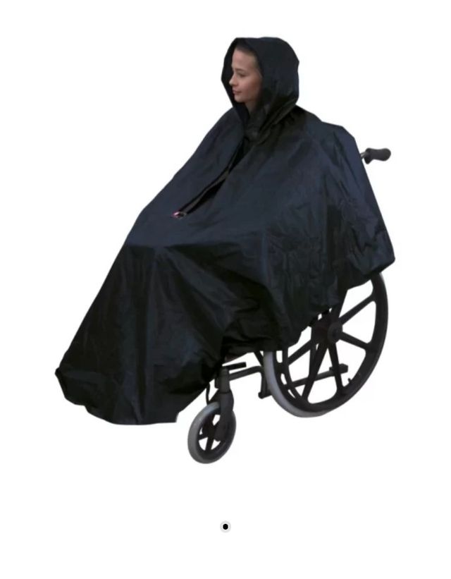 Capa chubasquero para silla ruedas minusvalidos