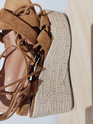 Sandalias de esparto