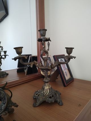 JUEGO ANTIGÜEDADES BRONCE