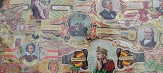 Cuadro vitolas antiguo
