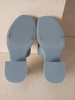 Sandalias Bershka tela vaquera