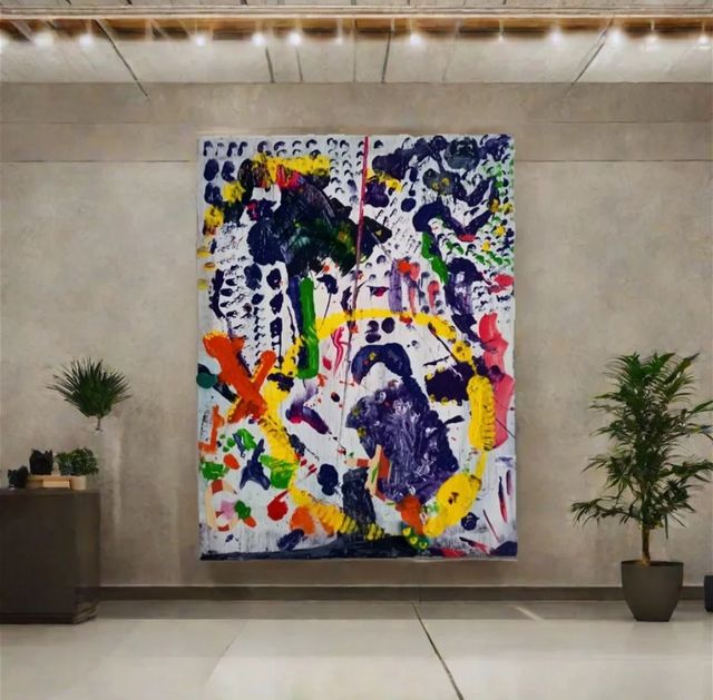 Illustrazione originale della decorazione murale in vinile