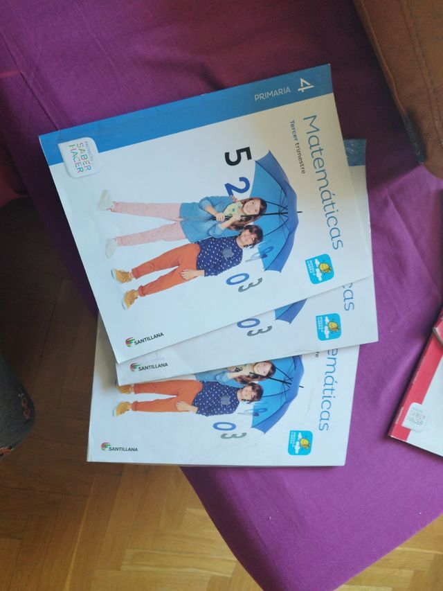 Libros 4Primaria Matemáticas Santillana
