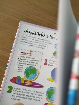 Libro ciencia .Experimentos divertidos para niños