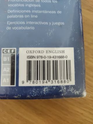 Diccionario ingles Oxford pocket