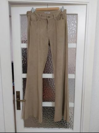 Pantalón imitación ante, elástico t. 38/40
