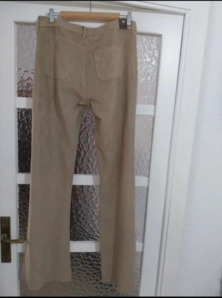 Pantalón imitación ante, elástico t. 38/40