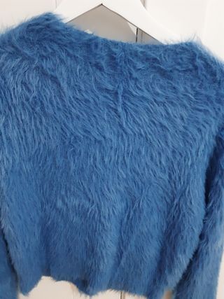 Chaqueta de lana aterciopelada