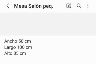 Mesita centro  salón