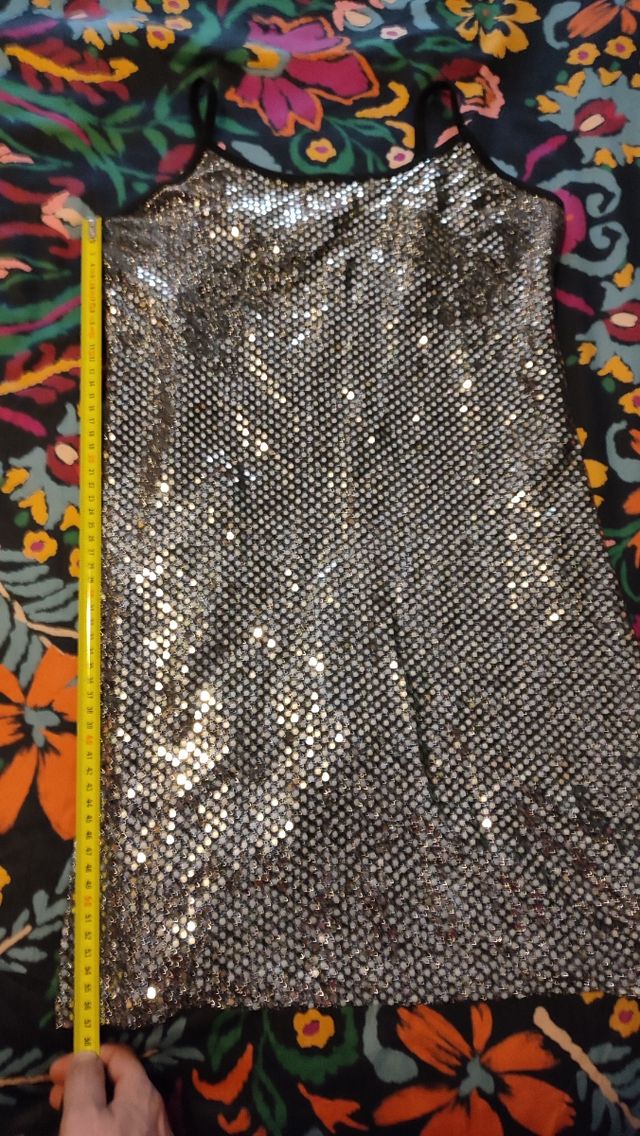 Chaqueta bolero torera plateada de lentejuelas vin