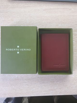Billetera piel cuero roberto verino
