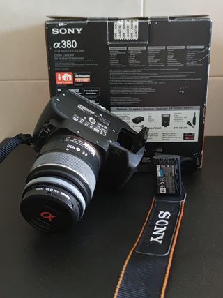 Cámara fotográfica réflex SONY ALPHA 380
